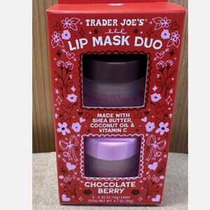 Trader Joe’s Chocolate Berry Lip Mask Duo New/ NWT